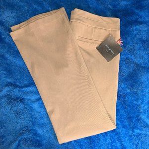 (V) NEW!! Cynthia Rowley Pia Flare Leg Trousers Carmel NWT